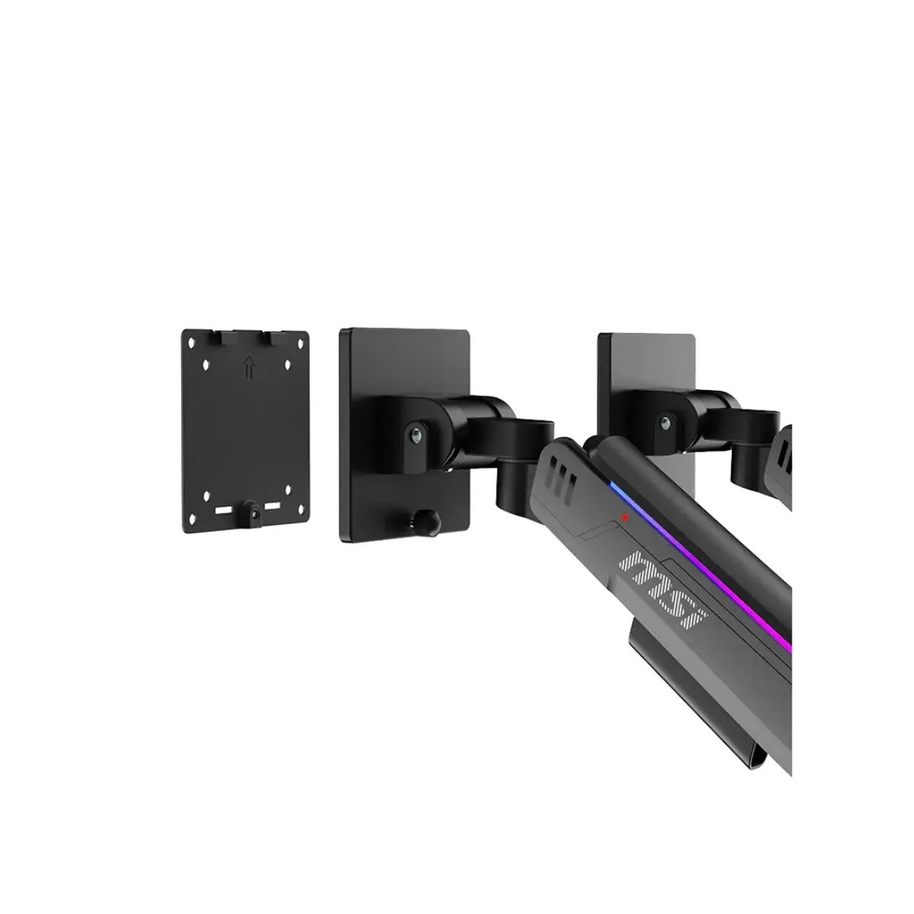 Monitor Mount MSI Dual, RGB (mas modos)  17" 35"  MPG MT201DR V2  Soporta mas peso
