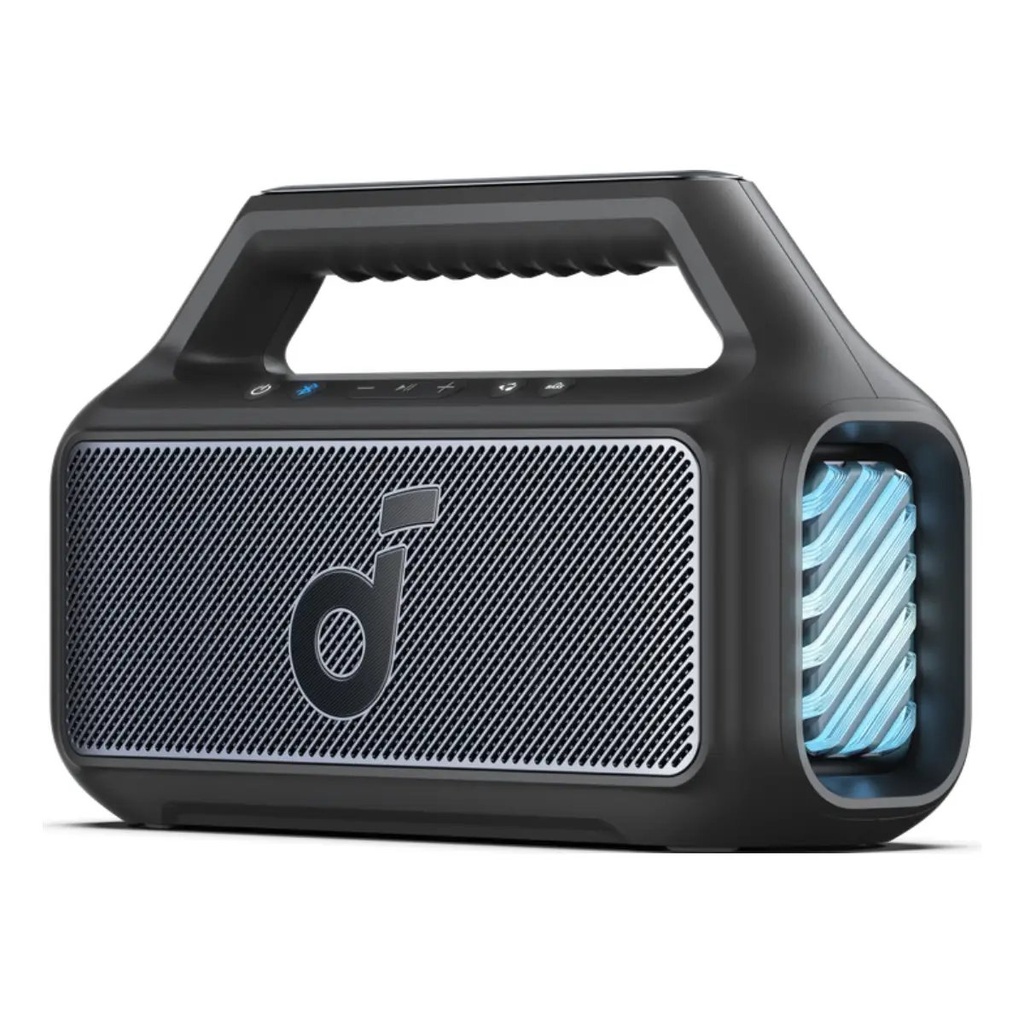 ANKER SOUNDCORE PARLANTE BOOM 2 60W IPX7 Luces Led 24H, bluetooth Negro  A3138012