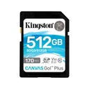 SDG3/512GB SDXC Canvas Go Plus 170R C10 UHS-I U3 V30