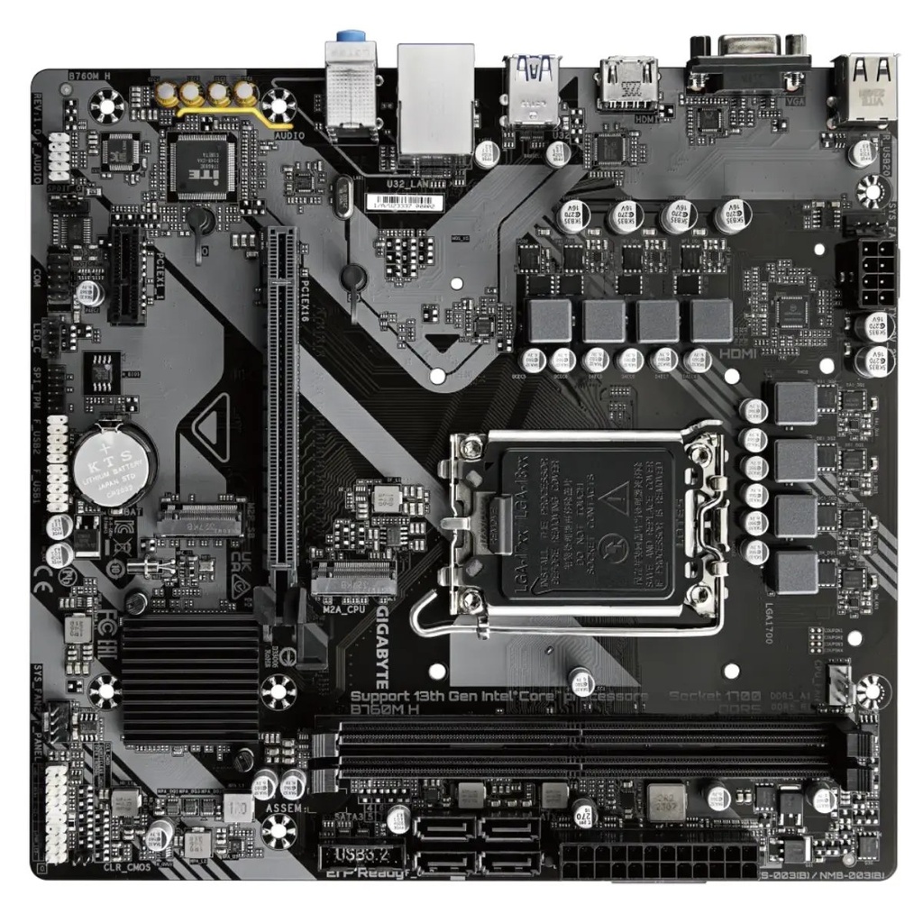 Tarjeta Madre Gigabyte  B760M H 1.0 DDR5