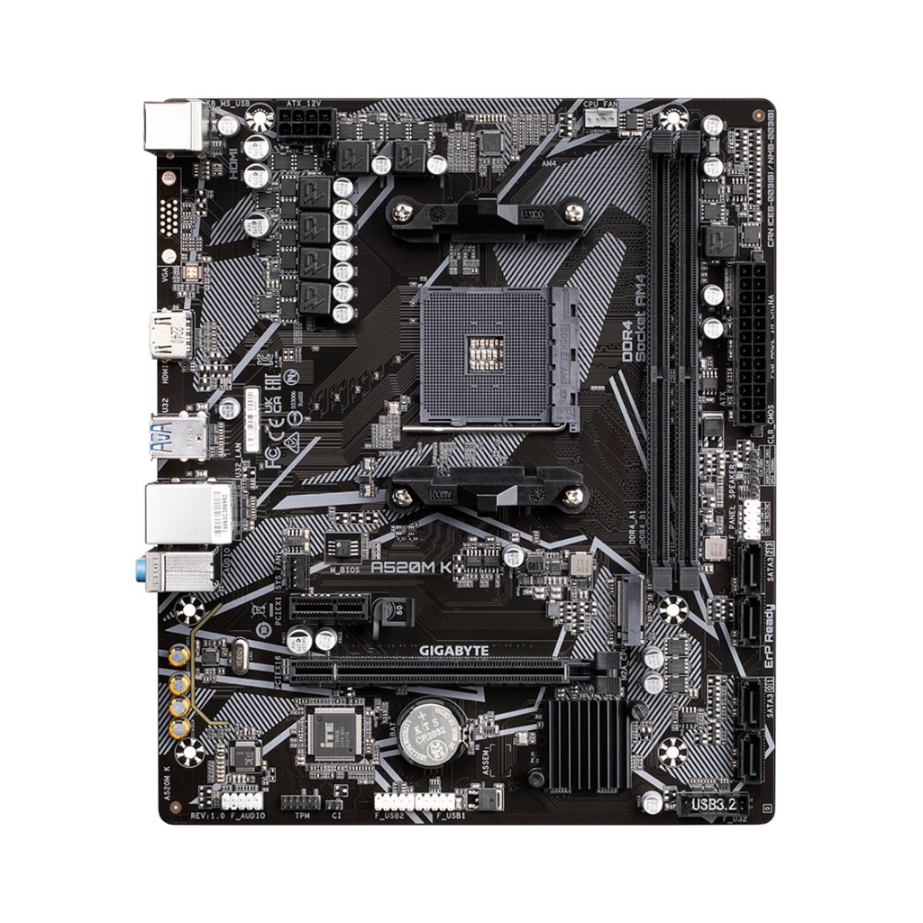 Tarjeta Madre Gigabyte  A520M K 