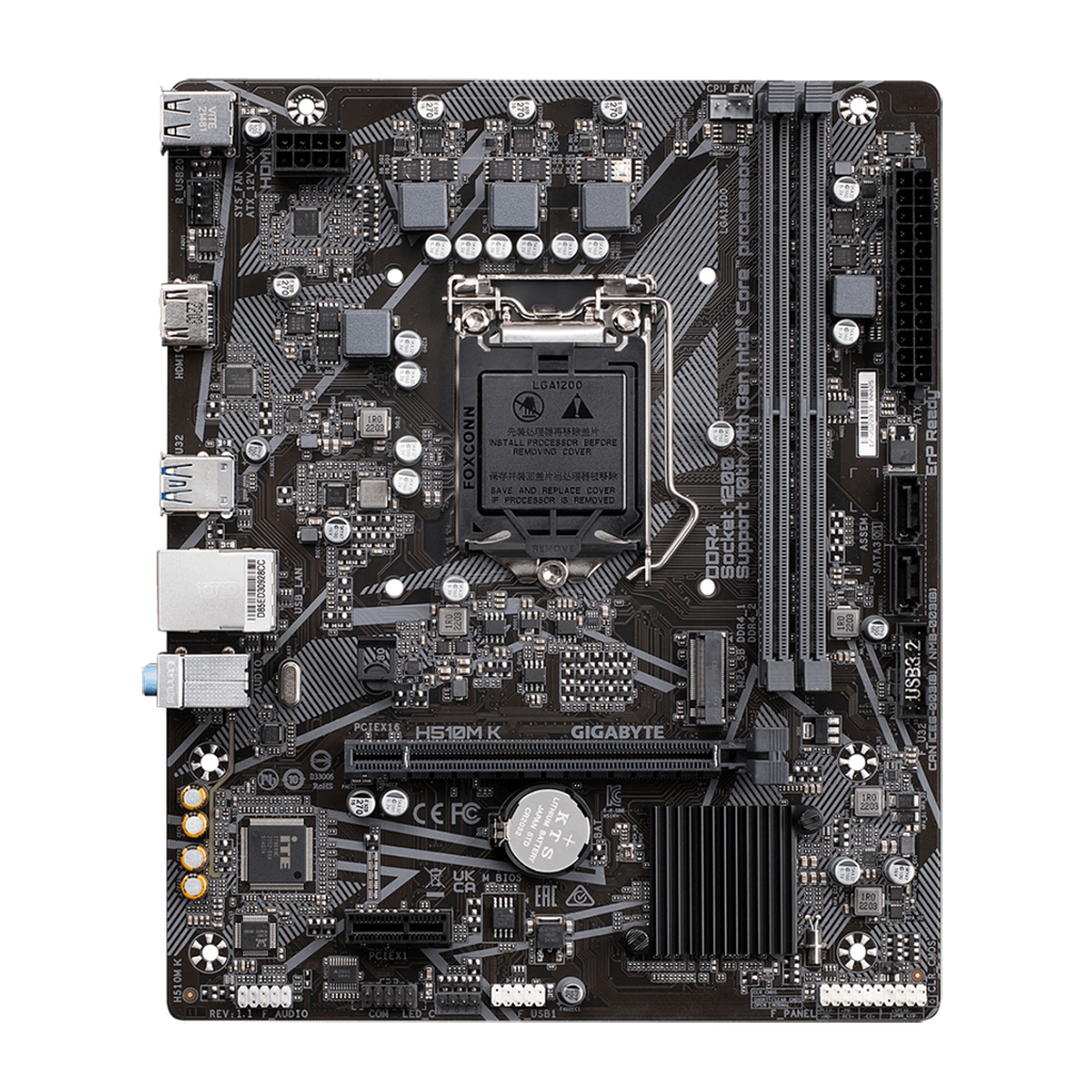 Tarjeta Madre Gigabyte  H510M K (Solo venta con Procesador) 