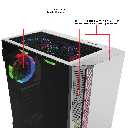 Cases Gaming CheckPoint CP-850 RGB FANS Included