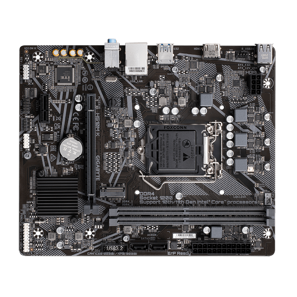 Tarjeta Madre Gigabyte  H510M K (Solo venta con Procesador) 