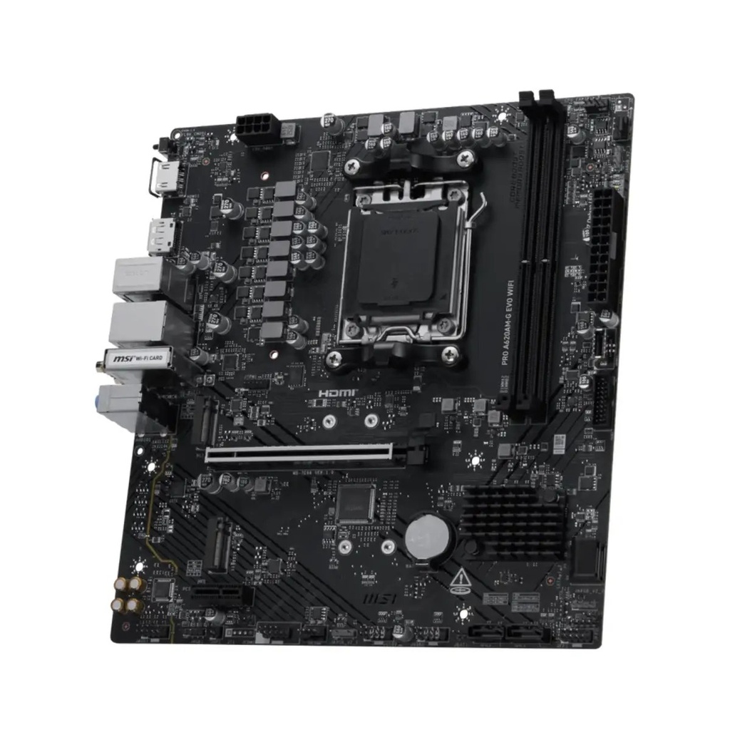 Tarjeta Madre MSI PRO A620AM-G EVO WIFI DDR5 AMD