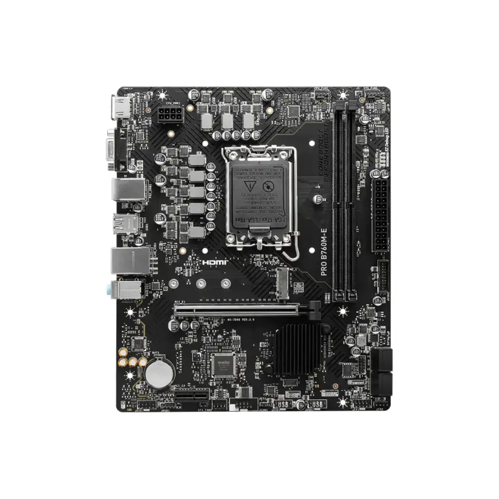 Tarjeta Madre MSI PRO B760M-E DDR5 