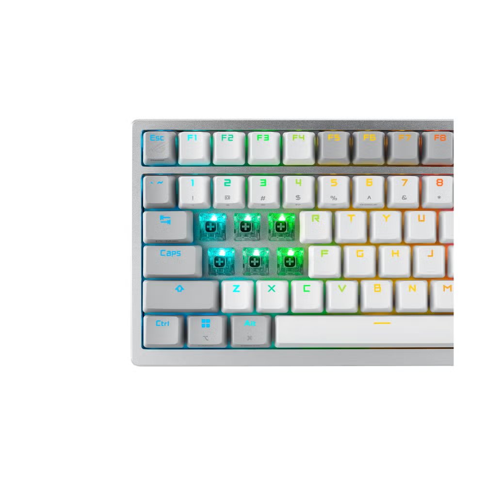 Teclado Gaming ASUS ROG STRIX AZOTH  Blanco Inalambrico 90MP031A-BKSA10