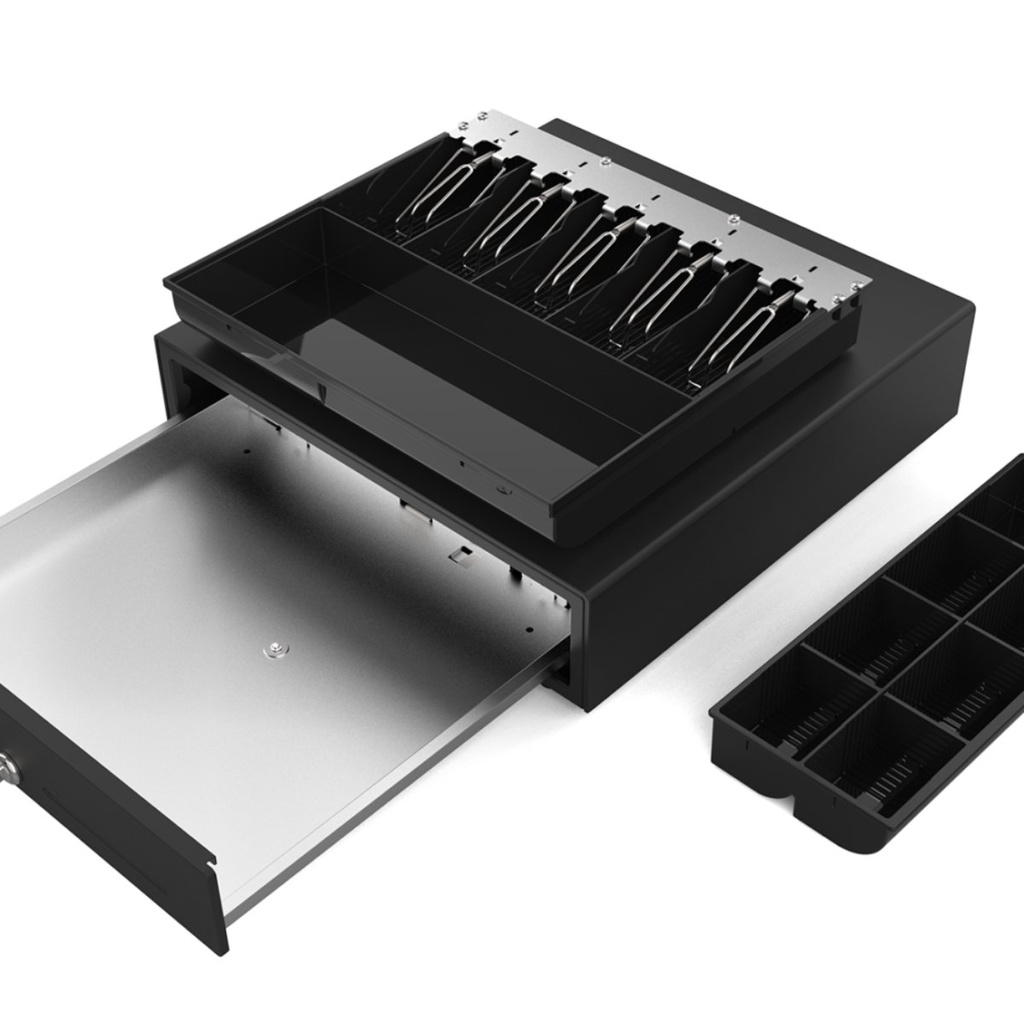 CDK-58 Cash Drawer, 5 bill 8 coin, black