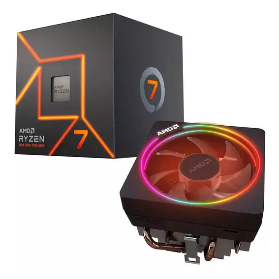 Procesador AMD RYZEN 7 7700 BOX CON COOLER PRISMA 