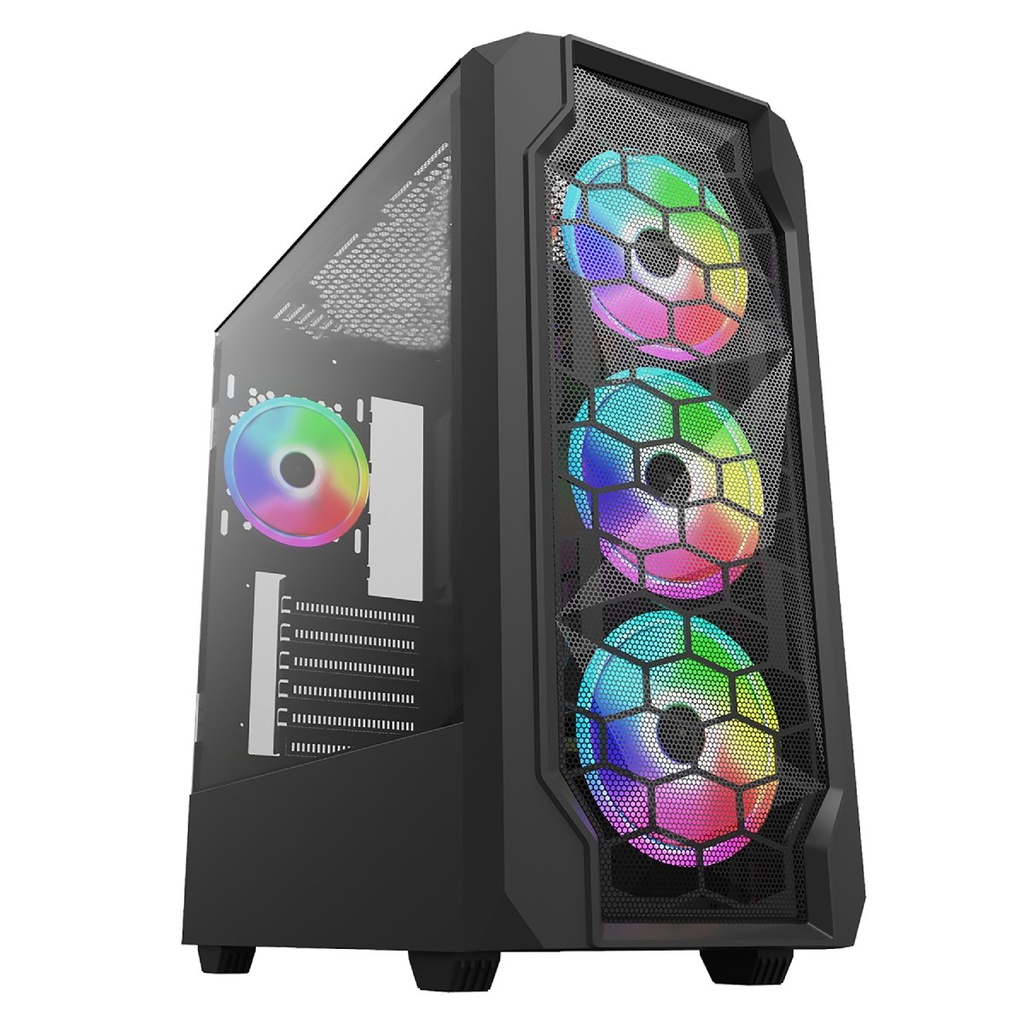 Cases Gaming Checkpoint Spectre-300 ATX 4 ARGB Fans Included 