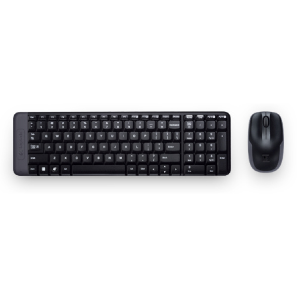 Kit Logitech Keyboard/Mouse Wireless Spanish (MK220 Combo~920-004430)