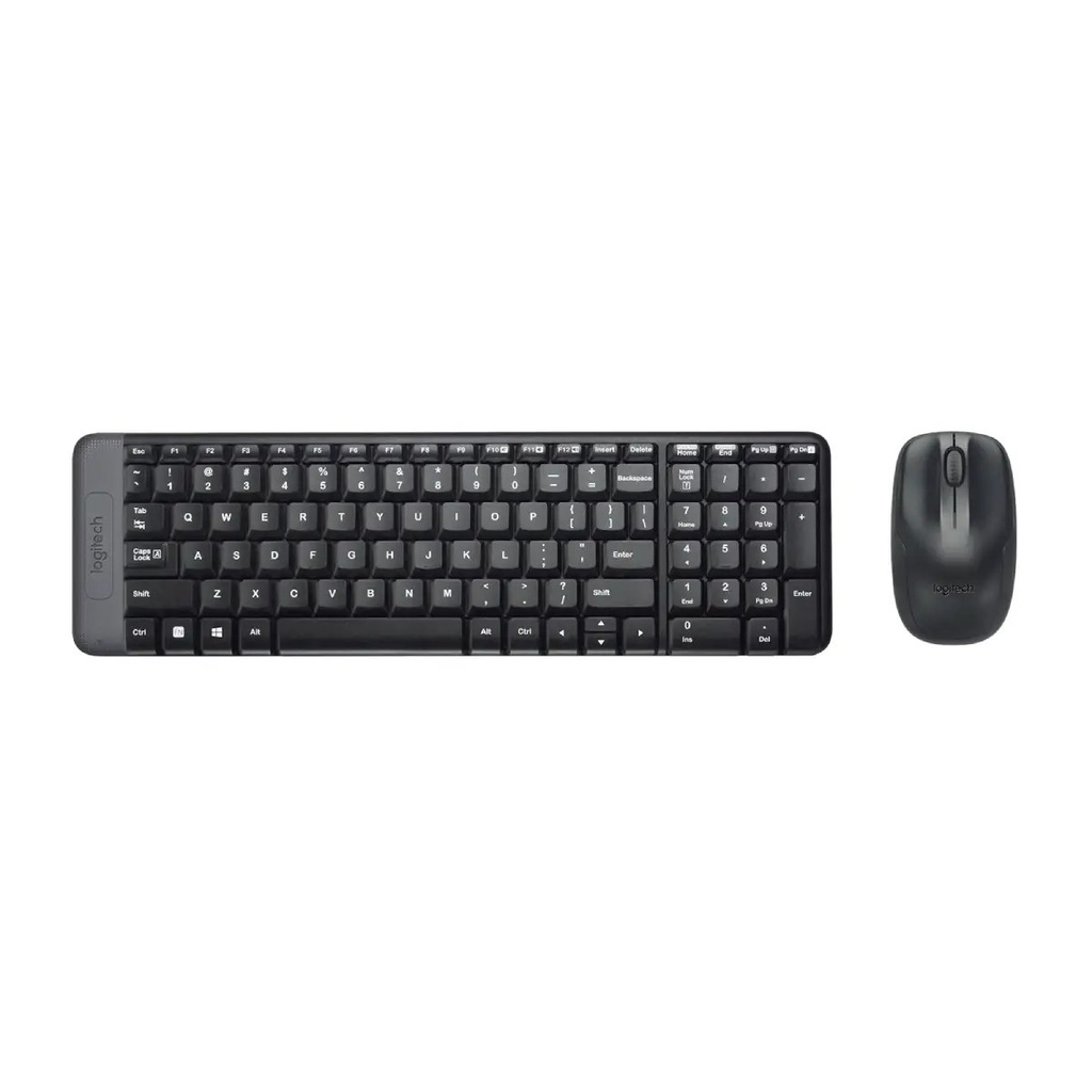 Kit Logitech Keyboard/Mouse Wireless Spanish (MK220 Combo~920-004430)