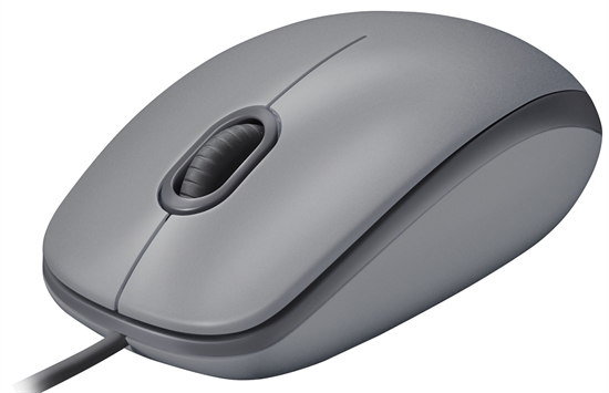 Mouse Logitech M110 Silent Wired USB Optical Gray (M110~910-006757)