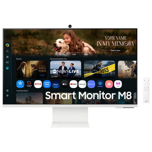 Monitor Smart Samsung 32" M8 M80F 4K Vision AI LS32FM801UNXZA