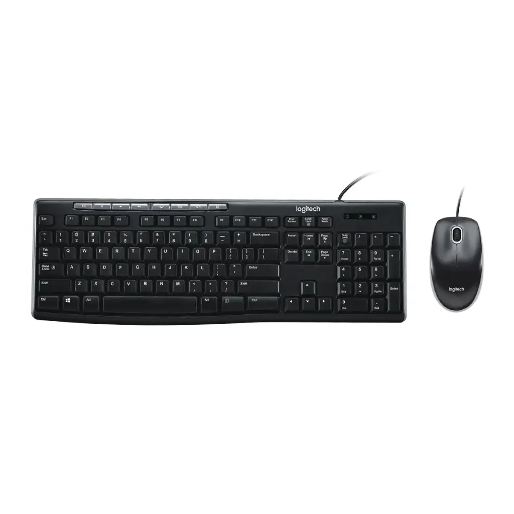 Kit Logitech Keyboard/Mouse Wireless Spanish (MK200 Combo 920-002716)