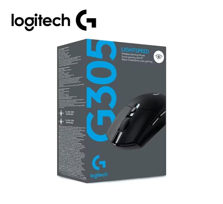 Mouse Logitech Gaming G305 Lightspeed Black inalambrico  910-005281