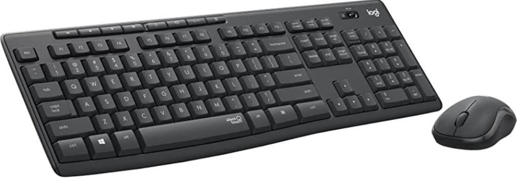 Kit Logitech Keyboard/Mouse Wireless Spanish (MK295 Combo 920-009792)