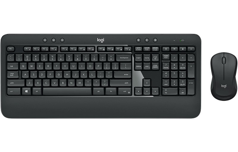 Kit Logitech Keyboard/Mouse Advanced Wireless Spanish (MK540 Combo 920-008673)