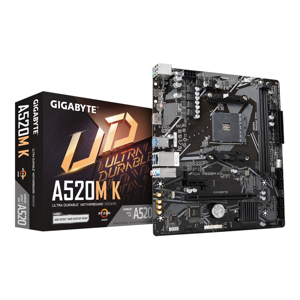 Tarjeta Madre Gigabyte  A520M K 