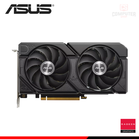 Tarjeta Video Asus Dual Radeon RX7600-O8G  OC  90YV0LD0-M0AA00