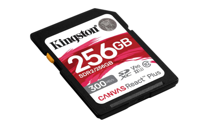 SDR2/256GB SDHC/SDXC Canvas React Plus UHS-II 300R/260W U3 V90 4K/8K
