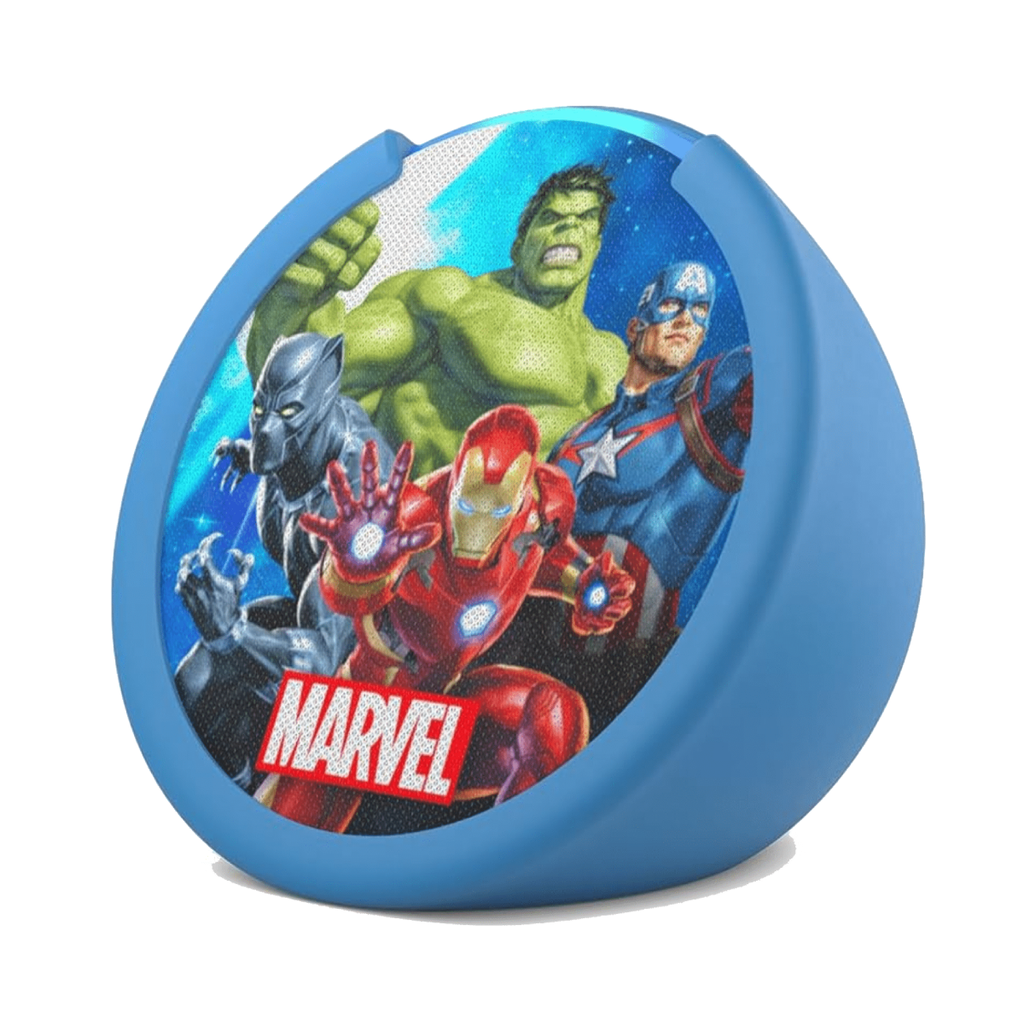 Parlante con Alexa Amazon Echo Pop Kids Marvels Avengers  B0CB9NS29Q-VT 
