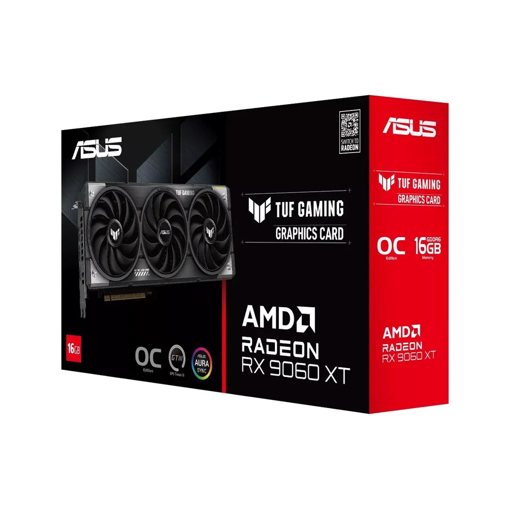 Tarjeta Video Asus TUF GAMING RX9060XT-O16G OC  90YV0LF0-M0AA00