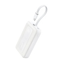 ANKER POWER BANK 10K,30W, CABLE C Integrado,BLANCO  A1688H21      