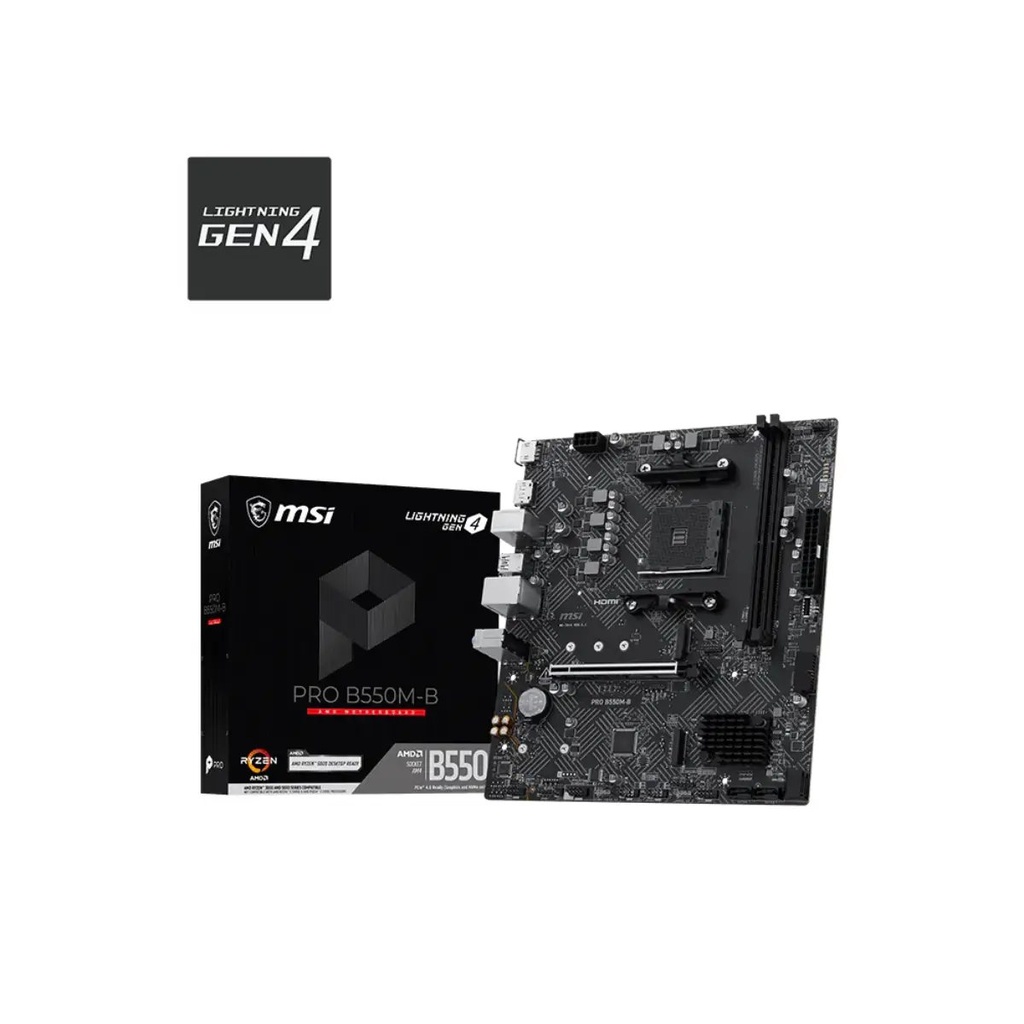 Tarjeta Madre MSI PRO B550M-B DDR4 AMD
