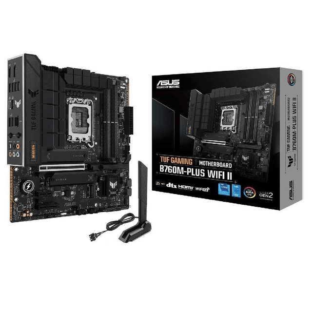 Tarjeta Madre Asus TUF GAMING B760M-PLUS  WIFI para INTEL DDR5 90MB1HE0-M0EAY0