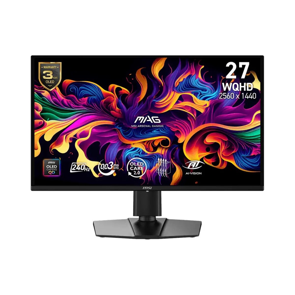 Monitor Gaming MSI 27" QLED Rapid VA, 240hz, 0,03 ms MAG 274QP QD-OLED X24