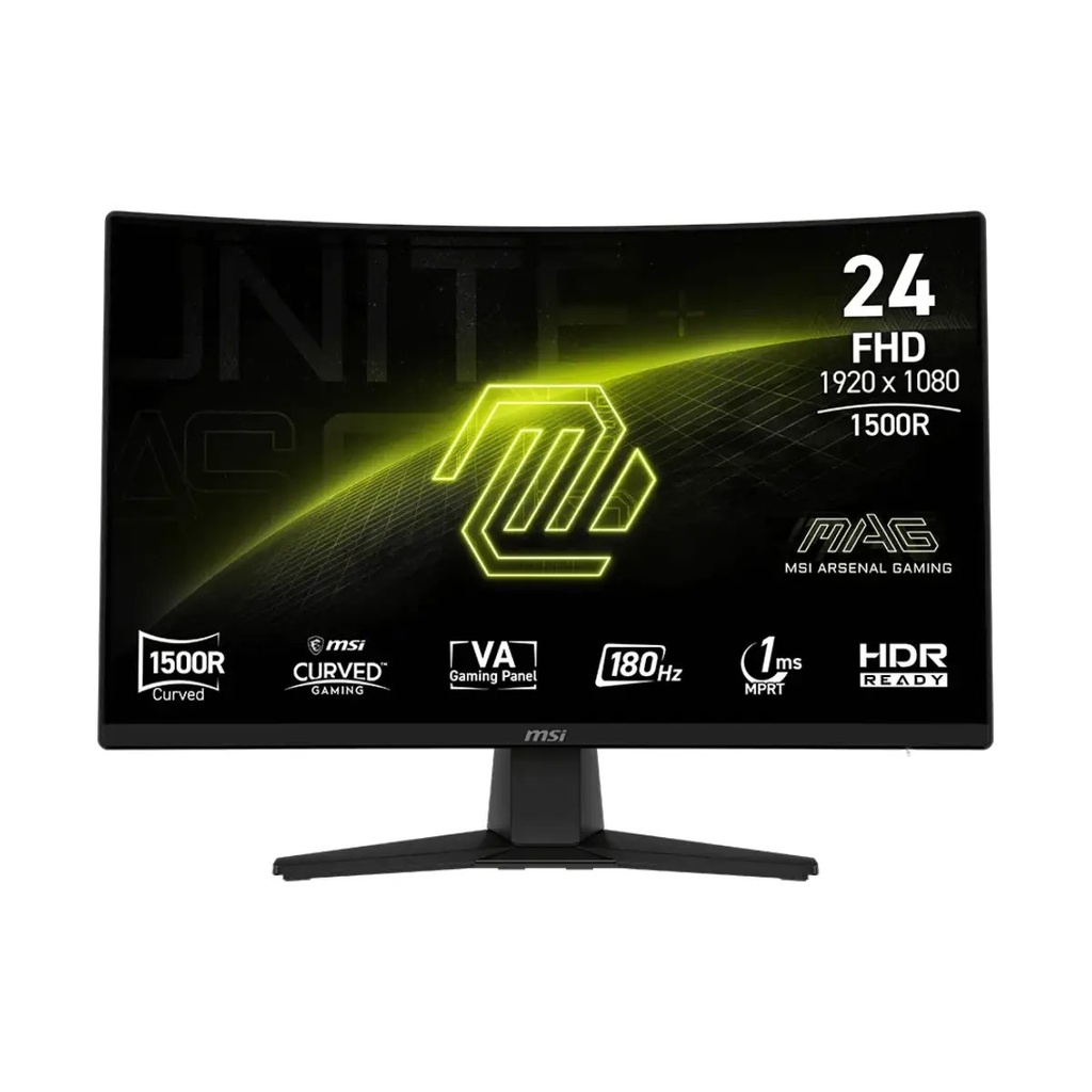 Monitor  MSI 24" Curvo IPS, 180Hz, 1ms MAG 242C
