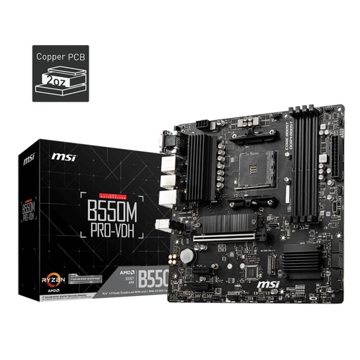 [B550M PRO-VDH] Tarjeta Madre MSI B550M PRO-VDH D4