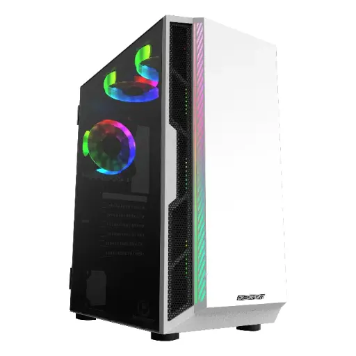 [CP-CA-1010] Cases Gaming CheckPoint CP-850 RGB FANS Included
