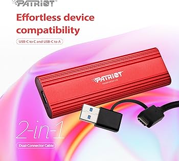 [PTPL1TBPEC] SSD Externo 1000GB USB 3.2 Patriot PTPL1TBPEC
