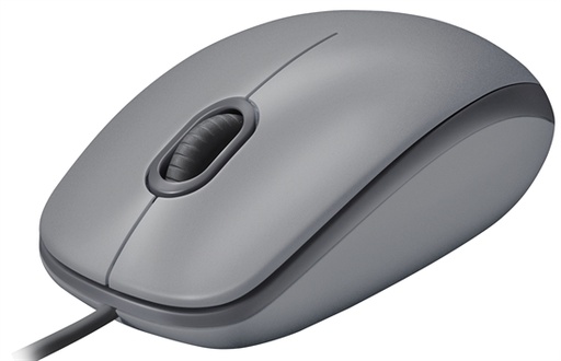 [910-006757] Mouse Logitech M110 Silent Wired USB Optical Gray (M110~910-006757)