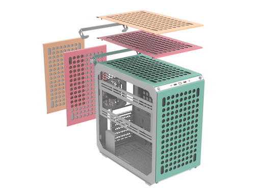 [Q500-DGNN-S00] Cases Cooler Master Qube 500 Flatpack Macaron Edition Q500-DGNN-S00