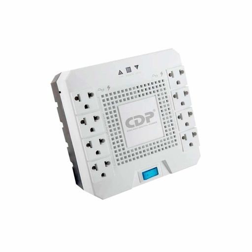 [R-AVR1808I] Estabilizador voltaje con supresor de picos 1800VA/1000W, 8 tomas R-AVR1808I