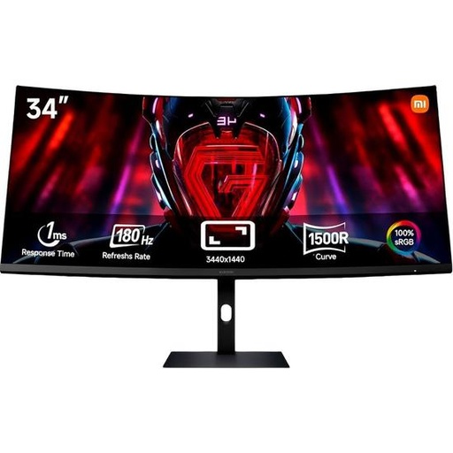 [ELA5456US] Monitor Gaming Xiaomi 34" 34WQI 2K Curvo IPS 180Hz 1ms ELA5456US