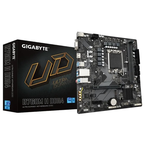 [B760M H DDR4] Tarjeta Madre Gigabyte  B760M H 1.0 DDR4