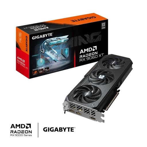 [GV-R9060XTGAMING OC-16GD] Tarjeta Video Gigabyte Radeon RX 9060 XT 16GB GV-R9060XTGAMING OC-16GD 