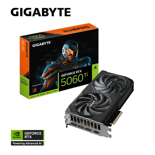 [GV-N506TWF2-8GD] Tarjeta Video Gigabyte Windforce RTX 5060ti 8GB   GV-N506TWF2-8GD