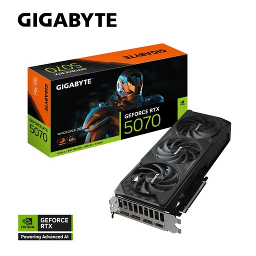 [GV-N5070WF3OC-12GD] Tarjeta Video Gigabyte Windforce RTX 5070 OC 12GB   GV-N5070WF3OC-12GD