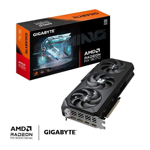 [GV-R9070GAMING OC-16GD] Tarjeta Video Gigabyte Radeon RX 9070  16GB GV-R9070GAMING OC-16GD 