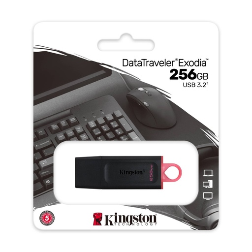 [DTX/256GB] Pendrive 256GB Kingston DTX/256GB USB 3.2 