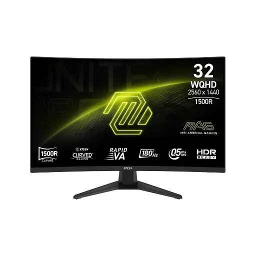 [MAG321CQF] Monitor Gaming MSI 32" 2K Curvo Rapid VA  180Hz, 0.5ms  MAG 321CQF E18