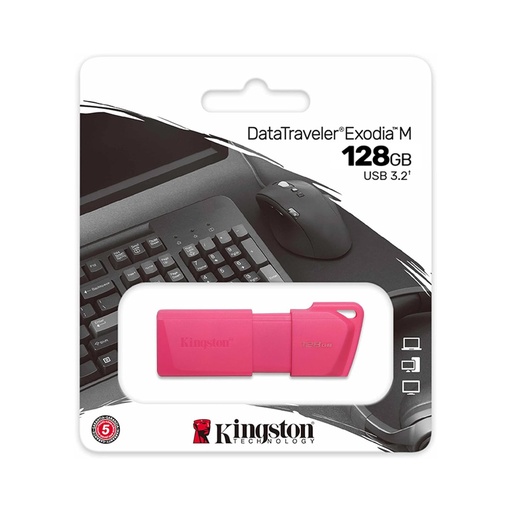 [KC-U2L128-7LN] Pendrive 128GB Kingston Neon (Pink) KC-U2L128-7LN USB 3.2