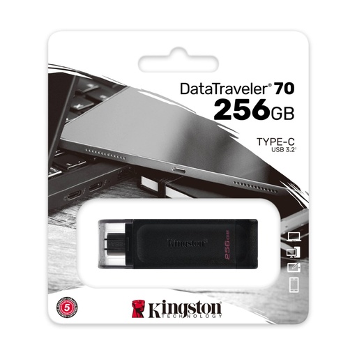 [DT70/256GB] Pendrive 256GB Kingston DT70/256GB USB C