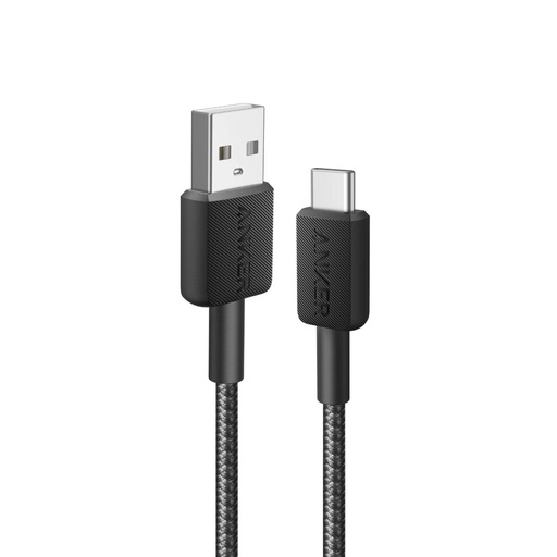 [A81H6H11] ANKER CABLE TIPO USB A trenzado 1.8mts carga rapida 15W NEGRO A81H6H11
