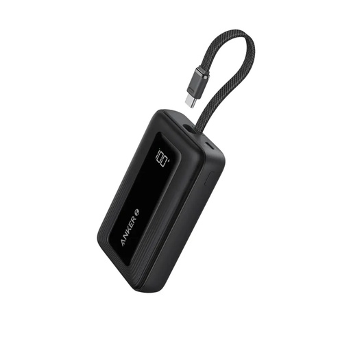 [A1688H11] ANKER POWER BANK 10K,30W, CABLE C Integrado,NEGRO  A1688H11